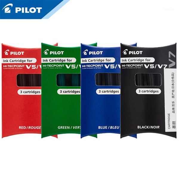 gel pens japan pilot pen ink cartridge bxs-ic for bxc-v5 24 tubes(8 boxes) black/green/red/blue writing supplies1
gel pens japan pilot pen ink cartridge bxs-ic for bxc-v5 24 tubes(8 boxes) black/green/red/blue writing supplies1