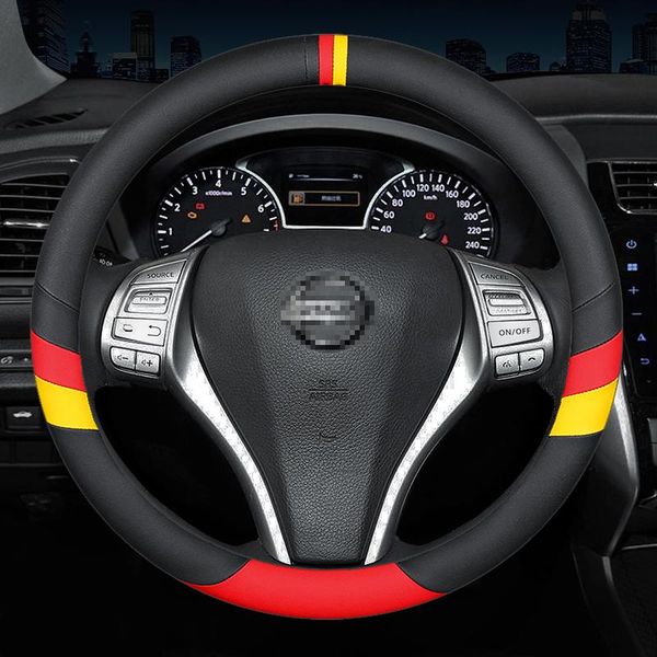 steering wheel covers for fashion sports 3-lines leather car cover almera x-trail sylphy grand livina navara serena c27
steering wheel covers for fashion sports 3-lines leather car cover almera x-trail sylphy grand livina navara serena c27