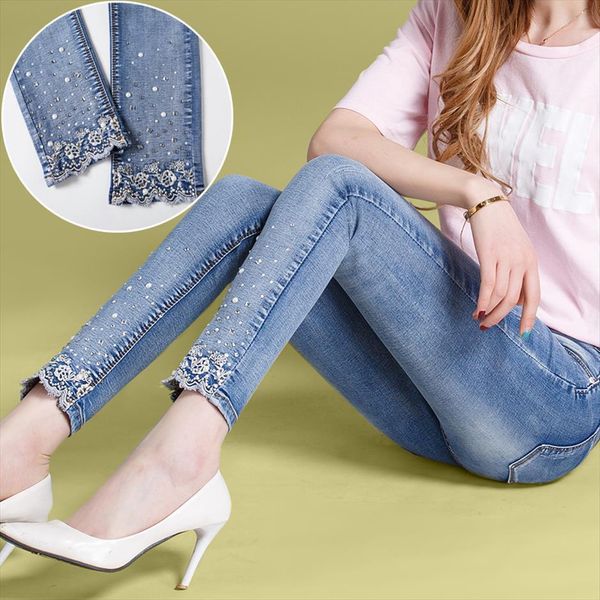 fashion diamond casual denim pants women jeans stretch skinny trousers elastic pencil lace mujer, Blue
fashion diamond casual denim pants women jeans stretch skinny trousers elastic pencil lace mujer, Blue