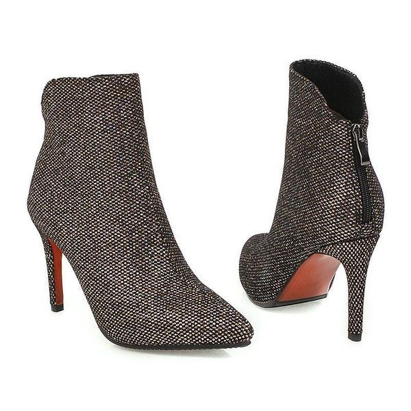boots 2021 women fashion high heel ankle pointed toe zipper autumn winter female shoes, Black
boots 2021 women fashion high heel ankle pointed toe zipper autumn winter female shoes, Black