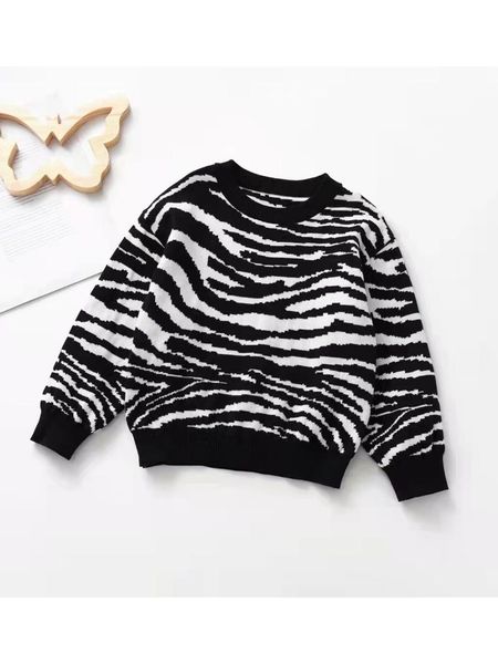 pullover kid baby round neck sweaters winter warm long sleeve zebra print knit pullovers, Blue
pullover kid baby round neck sweaters winter warm long sleeve zebra print knit pullovers, Blue