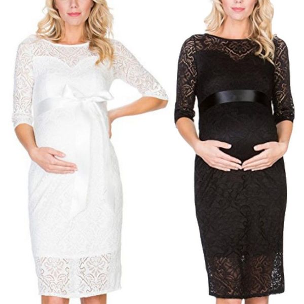 fashion pregnant women nine-point sleeve round neck lace maternity dress long dresscomfortable woman dresses, White
fashion pregnant women nine-point sleeve round neck lace maternity dress long dresscomfortable woman dresses, White