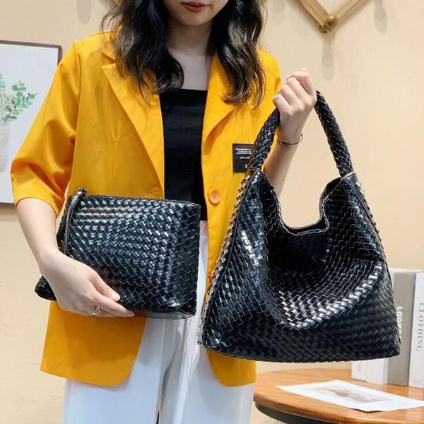 handmade fashion woven large capacity ladies big bag + wallet tote bags portable shoulder cross body
handmade fashion woven large capacity ladies big bag + wallet tote bags portable shoulder cross body