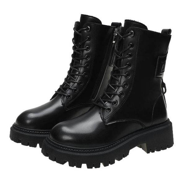 boots winter women's all-match high-plus velvet warm fashion outdoor non-slip comfortable motorcycle shoes 35-40, Black
boots winter women's all-match high-plus velvet warm fashion outdoor non-slip comfortable motorcycle shoes 35-40, Black