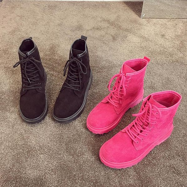 boots female british wind wild handsome autumn shoes with lace-up women spring and single g633, Black
boots female british wind wild handsome autumn shoes with lace-up women spring and single g633, Black