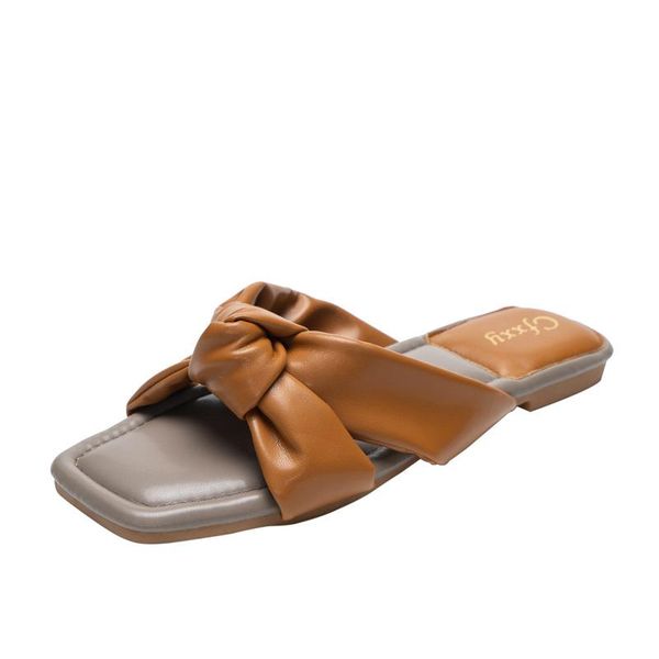 slippers 2021 women summer fashion knot leather ladies slides square toe flat heel outdoor beach sandals causal shoes, Black
slippers 2021 women summer fashion knot leather ladies slides square toe flat heel outdoor beach sandals causal shoes, Black