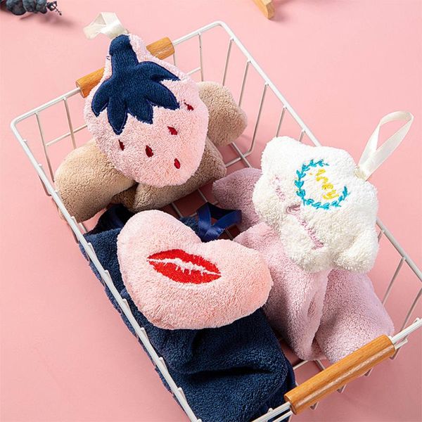 towel cute coral velvet hanging hand cartoon strawberry cloud heart cleaning cloth thicken absorbent dishcloth with loop
towel cute coral velvet hanging hand cartoon strawberry cloud heart cleaning cloth thicken absorbent dishcloth with loop