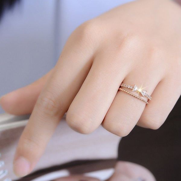 bow opening female japan and south designer personality student chic extremely simple cold wind index finger tail ring, Silver
bow opening female japan and south designer personality student chic extremely simple cold wind index finger tail ring, Silver