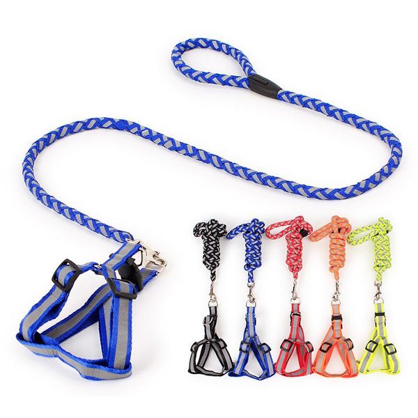 dog collars & leashes @he pet leash rope night out polyester reflective woven chest strap with safety adjustable collar creative harnesses
dog collars & leashes @he pet leash rope night out polyester reflective woven chest strap with safety adjustable collar creative harnesses
