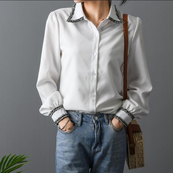 women's blouses & shirts women 2021 autumn female long sleeve blouse turn down collar office lady workwear lantern white blusas mujer
women's blouses & shirts women 2021 autumn female long sleeve blouse turn down collar office lady workwear lantern white blusas mujer