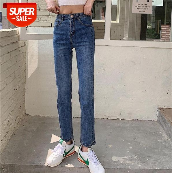 stretch high-waisted cropped jeans with small slits on both sides, straight-leg pants #oh46, Black;gray
stretch high-waisted cropped jeans with small slits on both sides, straight-leg pants #oh46, Black;gray