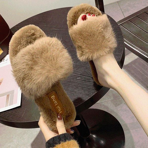 slippers winter women home with faux fur fashion warm shoes woman slip on flats female slides beach, Black
slippers winter women home with faux fur fashion warm shoes woman slip on flats female slides beach, Black