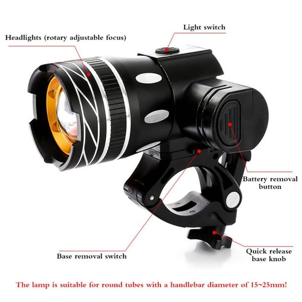 bike lights bicycle front light usb rechargeable glare mountain can be rotated 360 degrees waterproof night riding warning
bike lights bicycle front light usb rechargeable glare mountain can be rotated 360 degrees waterproof night riding warning
