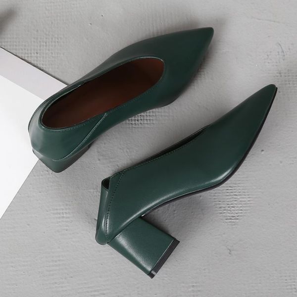 dress shoes women's tip head high heels spring large size crude heel work ladies women pumps tacones mujer, Black
dress shoes women's tip head high heels spring large size crude heel work ladies women pumps tacones mujer, Black