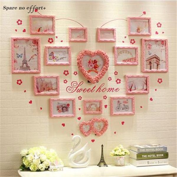 frames and mouldings pink heart-shaped wood po frame wall decoration wedding birthday gift lovely picture 15pcs
frames and mouldings pink heart-shaped wood po frame wall decoration wedding birthday gift lovely picture 15pcs
