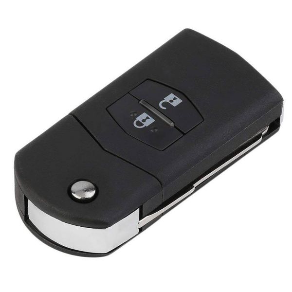 keychains folding key case 2 button remote replacement for shell and pad wear-resistant simple design, Silver
keychains folding key case 2 button remote replacement for shell and pad wear-resistant simple design, Silver
