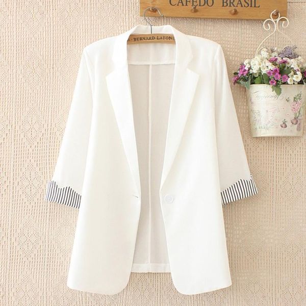 women's suits & blazers 2021 summer casual korean blazer women slim suit sequined single breasted coats fashion streetwear outwear, White;black
women's suits & blazers 2021 summer casual korean blazer women slim suit sequined single breasted coats fashion streetwear outwear, White;black