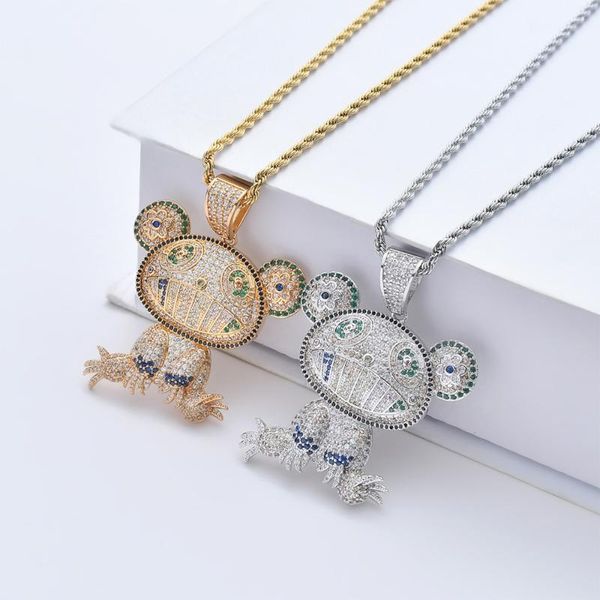 pendant necklaces style bling iced out gold silver color tone micro pave zircon frog necklace hip hop jewelry for men women
pendant necklaces style bling iced out gold silver color tone micro pave zircon frog necklace hip hop jewelry for men women