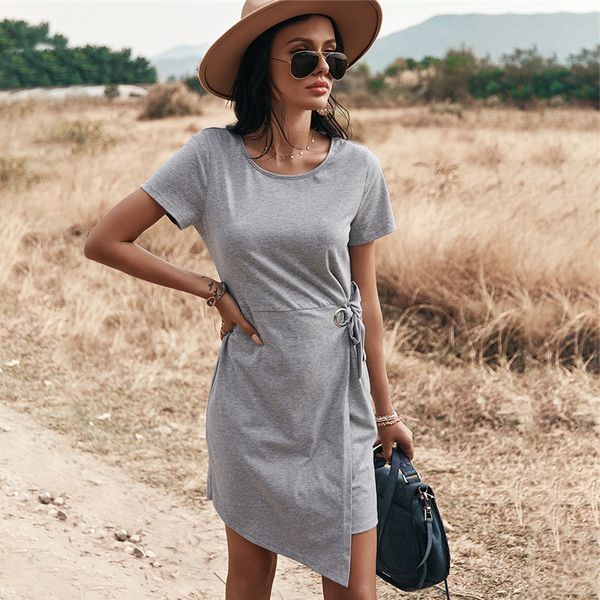 spring new solid knitted women casual o neck short sleeve bandage for woman 2021 fashion summer hip dress, Black;gray
spring new solid knitted women casual o neck short sleeve bandage for woman 2021 fashion summer hip dress, Black;gray