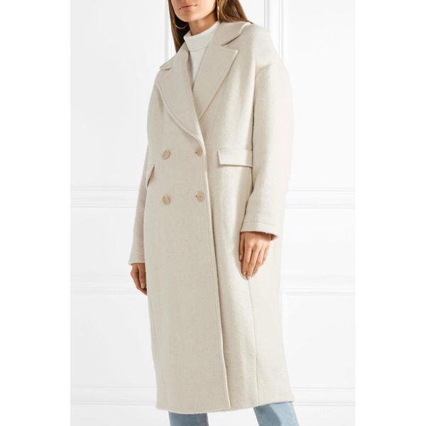 women's wool & blends 2021 fall winter women simple maxi long double breasted coat silhouet female outerwear manteau femme abrigos muje, Black
women's wool & blends 2021 fall winter women simple maxi long double breasted coat silhouet female outerwear manteau femme abrigos muje, Black
