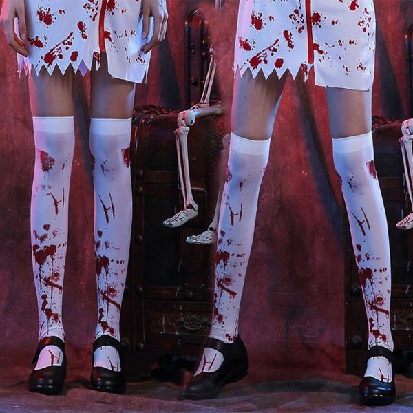 socks & hosiery halloween thigh long stockings over knee cosplay festival bleed masquerade party costumes, Black;white
socks & hosiery halloween thigh long stockings over knee cosplay festival bleed masquerade party costumes, Black;white