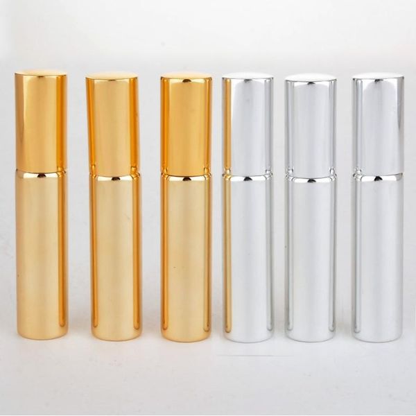 storage bottles & jars 50pcs 10ml gold/silver/black glass bottle with aluminum sprayer portable travel perfume atomizer spray cosmetic conta
storage bottles & jars 50pcs 10ml gold/silver/black glass bottle with aluminum sprayer portable travel perfume atomizer spray cosmetic conta