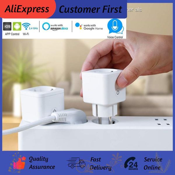 smart home control plug wifi&bluetooth pairing socket eu 16a power monitor timing function tuya smartlife app works with alexa google
smart home control plug wifi&bluetooth pairing socket eu 16a power monitor timing function tuya smartlife app works with alexa google
