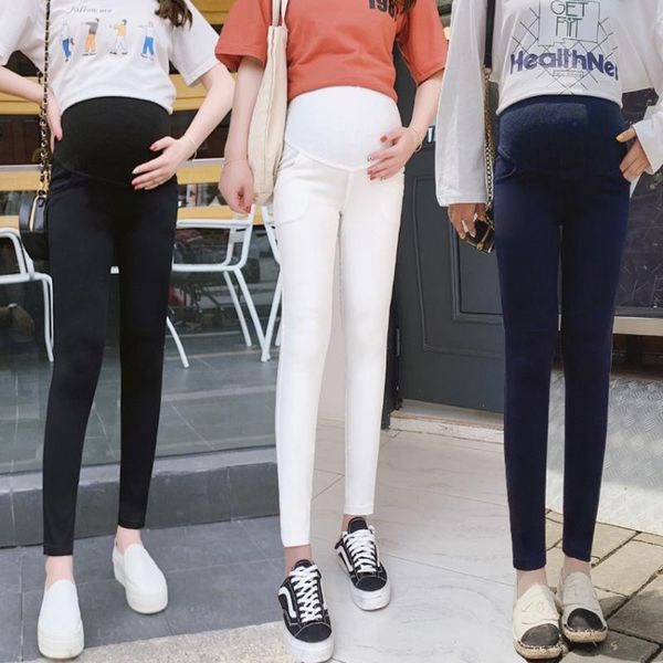 maternity bottoms korean fashion pregnant women's feet pants spring and autumn women stomach lift slim pencil pa, White
maternity bottoms korean fashion pregnant women's feet pants spring and autumn women stomach lift slim pencil pa, White