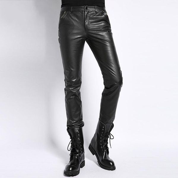 men's pants leather of natural cow slim fit, long motorcycle skinny winter wind-proof, Black
men's pants leather of natural cow slim fit, long motorcycle skinny winter wind-proof, Black