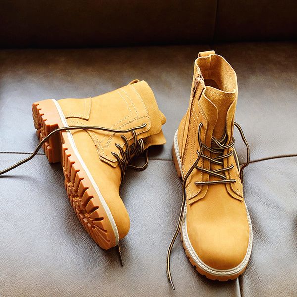 boots desert women cow suede leather motorcycle boots cross-tied zip autumn winter lady ankle shoes handmade 04202, Black
boots desert women cow suede leather motorcycle boots cross-tied zip autumn winter lady ankle shoes handmade 04202, Black
