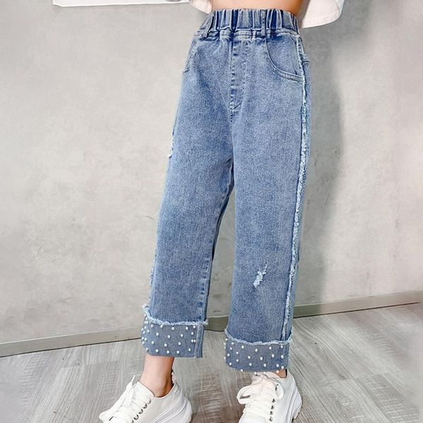 jeans hip hop teen girls pants casual denim harem ripped for kids clothes 8 9 10 12 years pearl decoration, Blue
jeans hip hop teen girls pants casual denim harem ripped for kids clothes 8 9 10 12 years pearl decoration, Blue