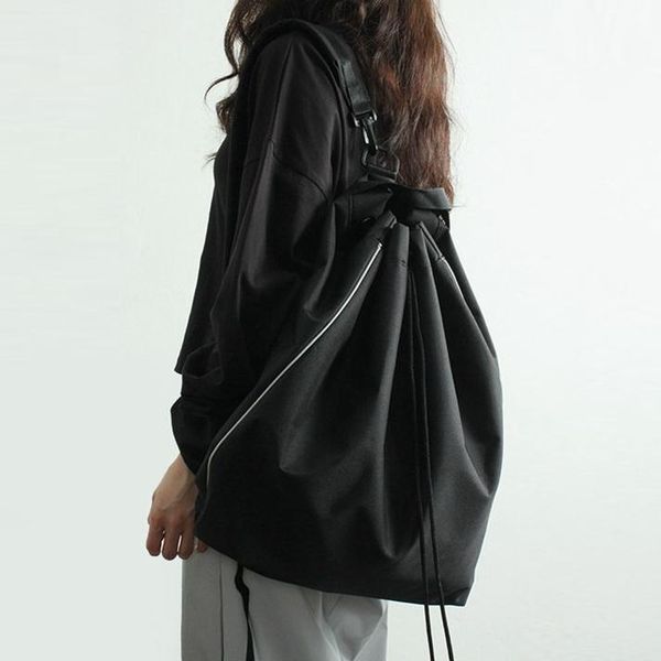 backpack style waterproof nylon korean multi-function drawstring bucket bags for women large capacity backpacks travel shoulder
backpack style waterproof nylon korean multi-function drawstring bucket bags for women large capacity backpacks travel shoulder