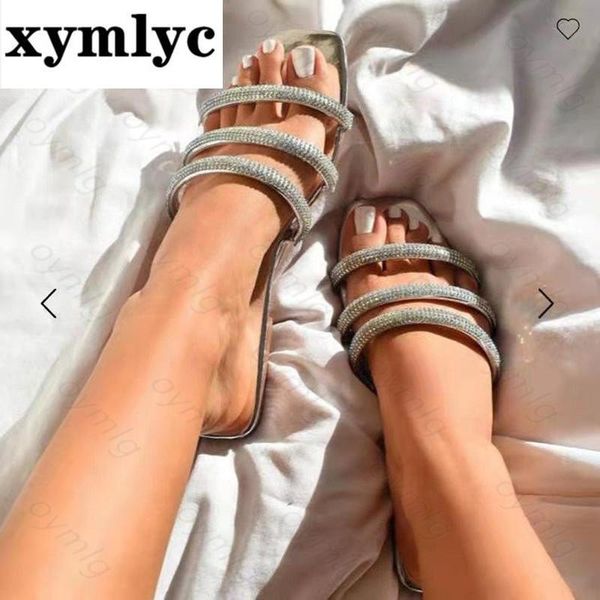 spring/summer three-layer rhinestone flat bottom non-slip durable women's beach sandals outdoor wild casual slippers, Black
spring/summer three-layer rhinestone flat bottom non-slip durable women's beach sandals outdoor wild casual slippers, Black