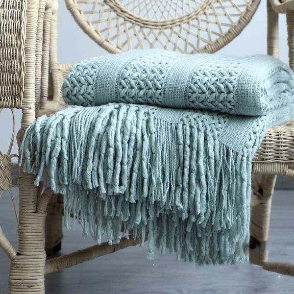 blankets double-sided knitted solid color blanket jacquard chenille el bed flag home decoration tassel sofa
blankets double-sided knitted solid color blanket jacquard chenille el bed flag home decoration tassel sofa