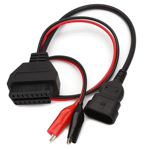 20-50pcs/lot car cable for fi*at 3 pin to 16 obdii obd2 connector adapter auto obd 3pin diagnostic tools
20-50pcs/lot car cable for fi*at 3 pin to 16 obdii obd2 connector adapter auto obd 3pin diagnostic tools