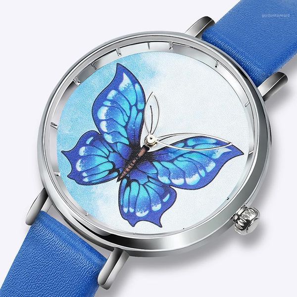 wristwatches fashion butterfly pattern women waterproof leather quartz watch creativity unique girl multicolour watches relogio feminino 202, Slivery;brown
wristwatches fashion butterfly pattern women waterproof leather quartz watch creativity unique girl multicolour watches relogio feminino 202, Slivery;brown