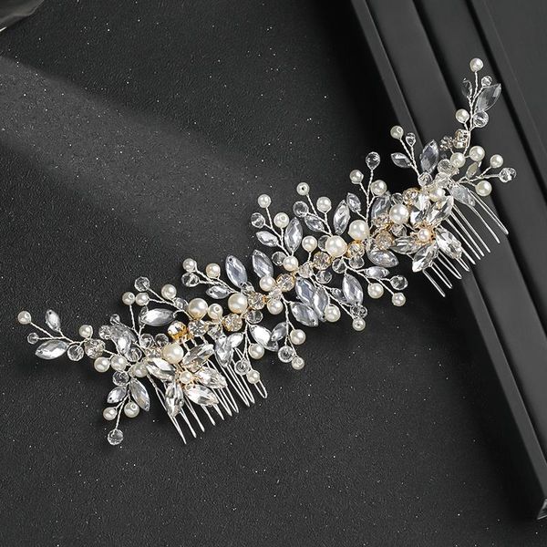hair clips & barrettes fashion silver color luxury wedding accessories handmade crystal tiara comb bride headpiece double combs women jewelr, Golden;silver
hair clips & barrettes fashion silver color luxury wedding accessories handmade crystal tiara comb bride headpiece double combs women jewelr, Golden;silver