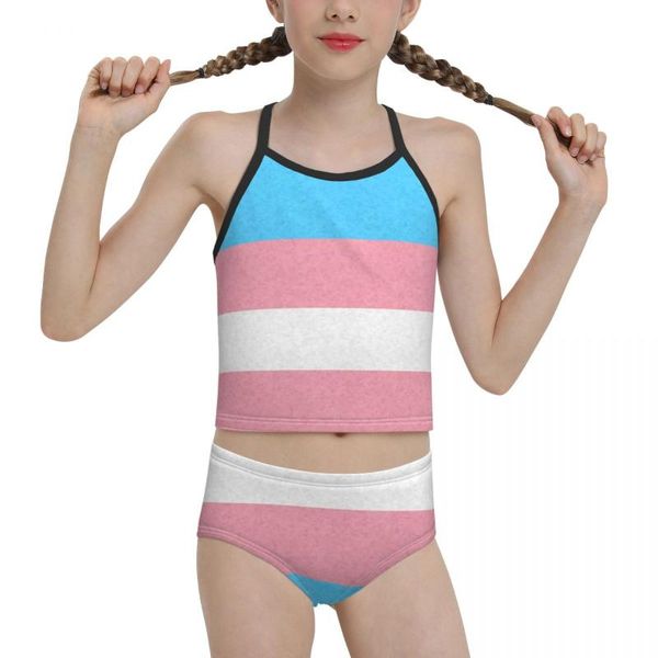 women's swimwear 2021 proud beach wear for junior high school girls print transgender pride flag bikini wholesale brand children girl, White;black
women's swimwear 2021 proud beach wear for junior high school girls print transgender pride flag bikini wholesale brand children girl, White;black