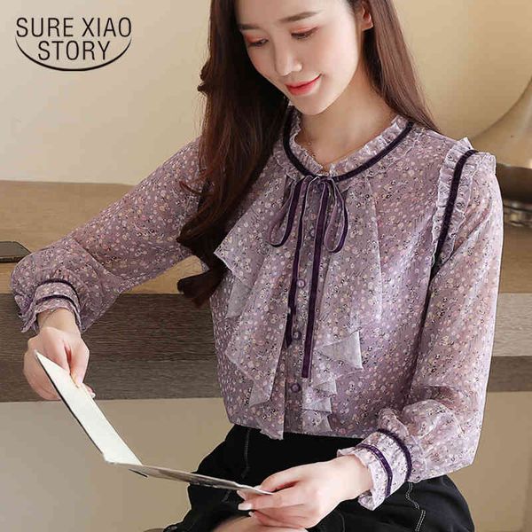 shirts hollow spring fashion bow long sleeve flower chiffon temperament purple women and blouses 8468 50 210417, White
shirts hollow spring fashion bow long sleeve flower chiffon temperament purple women and blouses 8468 50 210417, White