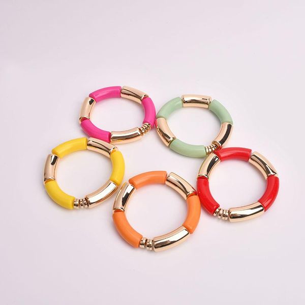 bangle fashion bohemian color matching bracelet acrylic elastic beaded colors elbow spot copper wafer gold plating bracelets, Black
bangle fashion bohemian color matching bracelet acrylic elastic beaded colors elbow spot copper wafer gold plating bracelets, Black
