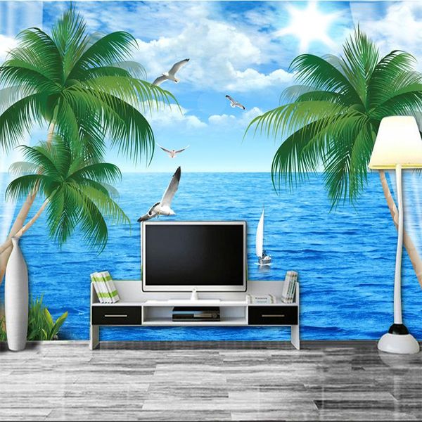 wallpapers dropship custom 3d mural fresh sea view beautiful seascape mediterranean style sofa waterproof walpaper bedroom decoration
wallpapers dropship custom 3d mural fresh sea view beautiful seascape mediterranean style sofa waterproof walpaper bedroom decoration