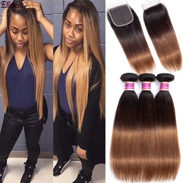 human hair bulks ombre bundles with closure 1b/4/30 straight colored brazilian honey blonde, Black
human hair bulks ombre bundles with closure 1b/4/30 straight colored brazilian honey blonde, Black