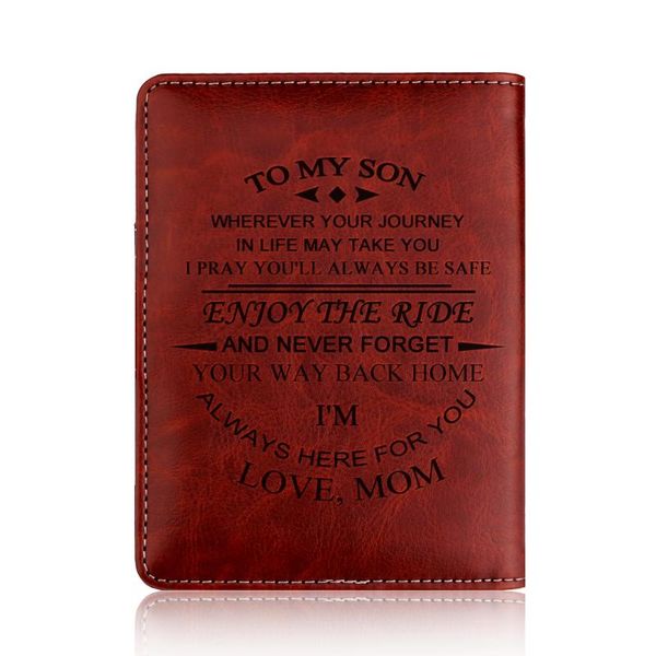 card holders customized engraved to my son canada passport cover women men wallet personalized rfid bank id boarding pass, Brown;gray
card holders customized engraved to my son canada passport cover women men wallet personalized rfid bank id boarding pass, Brown;gray