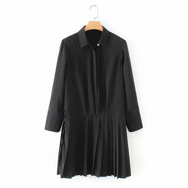 casual dresses solid color pressed pleat hem women mini dress long sleeve stylish streetwear femme vestidos d2252, Black;gray
casual dresses solid color pressed pleat hem women mini dress long sleeve stylish streetwear femme vestidos d2252, Black;gray