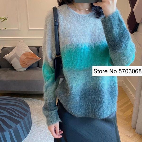 women's sweaters elfstyle women mohair blend knitted sweater pullover - ladies knit gradient rainbow jumper, White;black
women's sweaters elfstyle women mohair blend knitted sweater pullover - ladies knit gradient rainbow jumper, White;black
