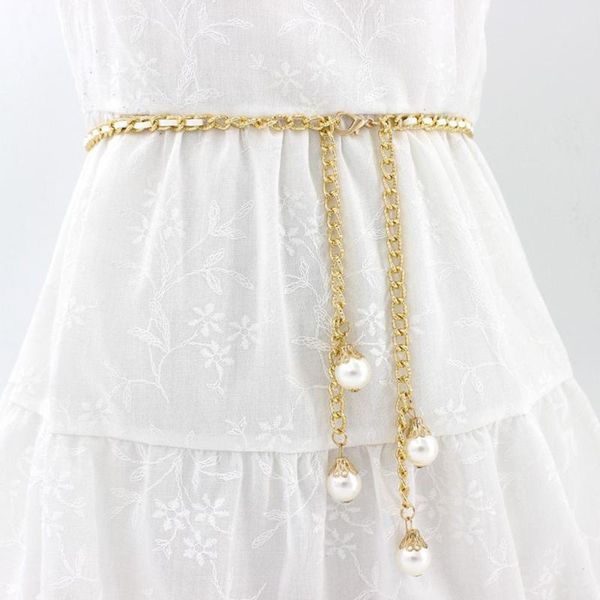 belts fashion ladies metal dresses waist chain women adjustable thin strap dress belt pearl charms decorative waistband, Black;brown
belts fashion ladies metal dresses waist chain women adjustable thin strap dress belt pearl charms decorative waistband, Black;brown
