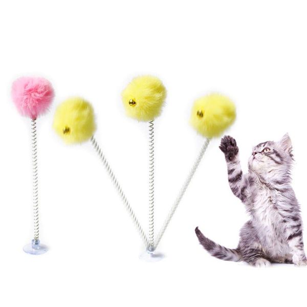 cat toys funny elastic spring plush bell ball bottom sucker kitten pet interactive training playing supply
cat toys funny elastic spring plush bell ball bottom sucker kitten pet interactive training playing supply
