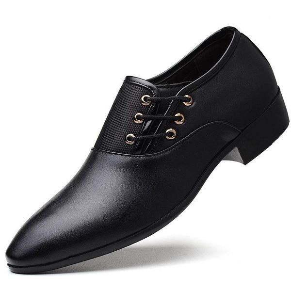 men's leather shoes 2021 products business formal extra large size 48 all-match casual dress, Black
men's leather shoes 2021 products business formal extra large size 48 all-match casual dress, Black