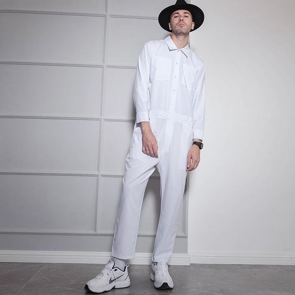 men's tracksuits overalls jumpsuits men spring summer fall long sleeve casual white cotton one piece rompers male streetwear clothes pl, Gray
men's tracksuits overalls jumpsuits men spring summer fall long sleeve casual white cotton one piece rompers male streetwear clothes pl, Gray