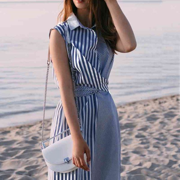 dresses women vintage striped printed sashes a-line party sleeveless turn down collar elegant casual summer new dress, Black;gray
dresses women vintage striped printed sashes a-line party sleeveless turn down collar elegant casual summer new dress, Black;gray